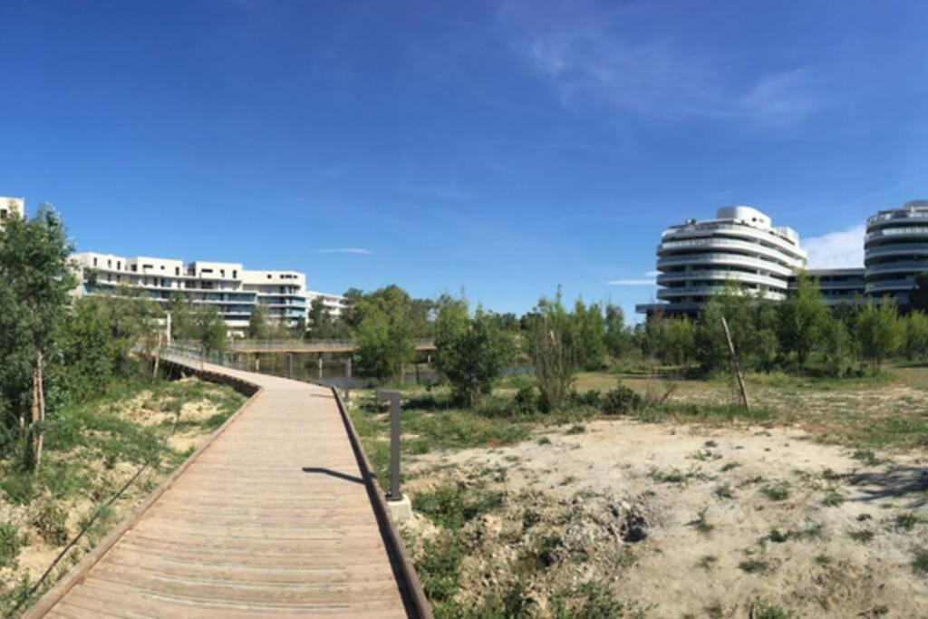 Ferienwohnung Les Terrasses Du Port Canet-en-Roussillon Exterior foto